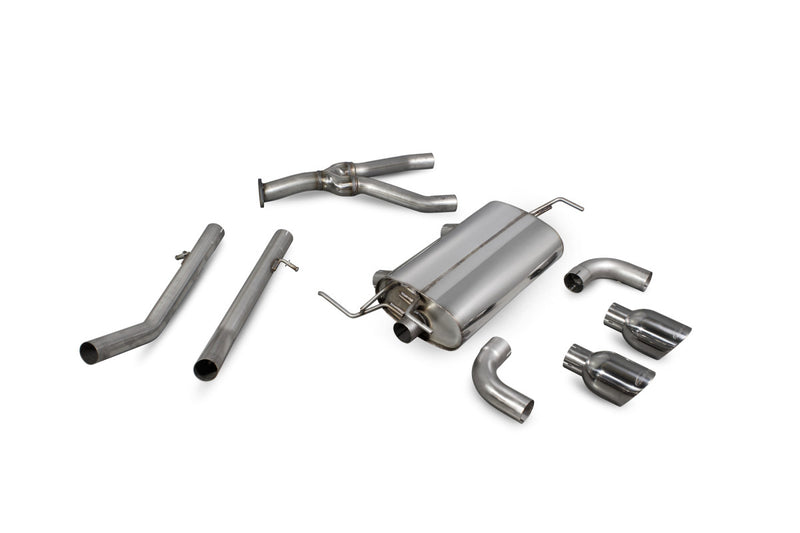 Scorpion half system udstødning til Nissan 370Z, Daytona, kit_top