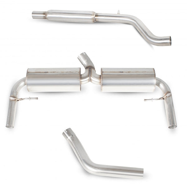 Scorpion Resonated Cat-Back System - Renault MK3 Clio 200 - OE Fitment