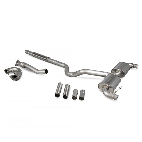 Scorpion Turbo-back Res De-cat System - Renault MK3 CLIO 197/200 F4RT Engine Conversion