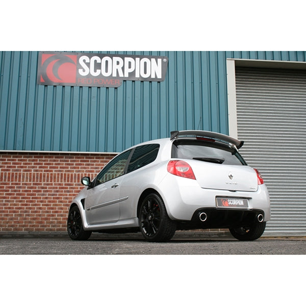 Scorpion Non-Resonated Cat-Back System - Renault MK3 Clio 200 - OE Fitment