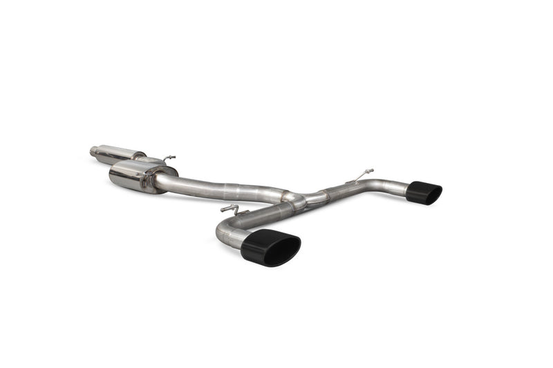 Scorpion GPF-back udstødning til Seat Leon – resoneret, EVO R Ceramic, set skråt bagfra