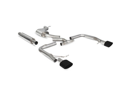 Scorpion cat-back udstødning til Seat Leon – resoneret, Daytona Ceramic, kit_top