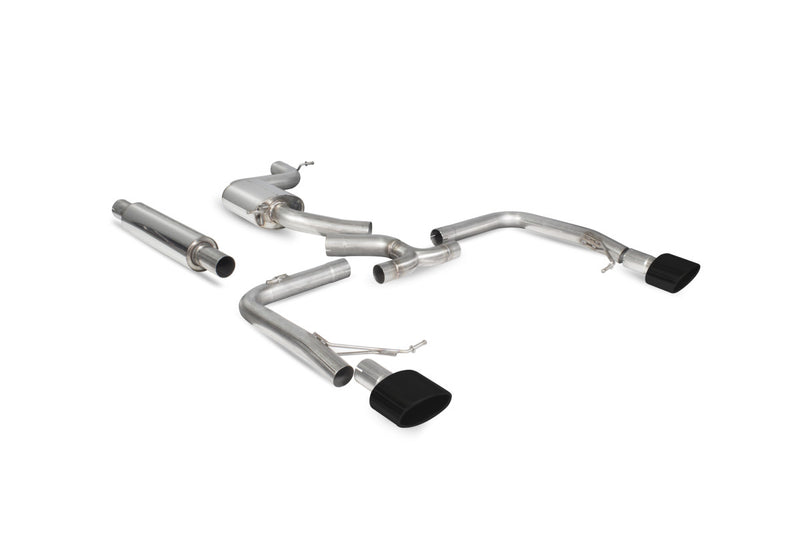 Scorpion cat-back udstødning til Seat Leon – resoneret, Daytona Ceramic, kit_top