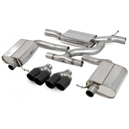 Scorpion Resonated CAT-Back System - Seat Leon - Daytona (Quad) Ceramic