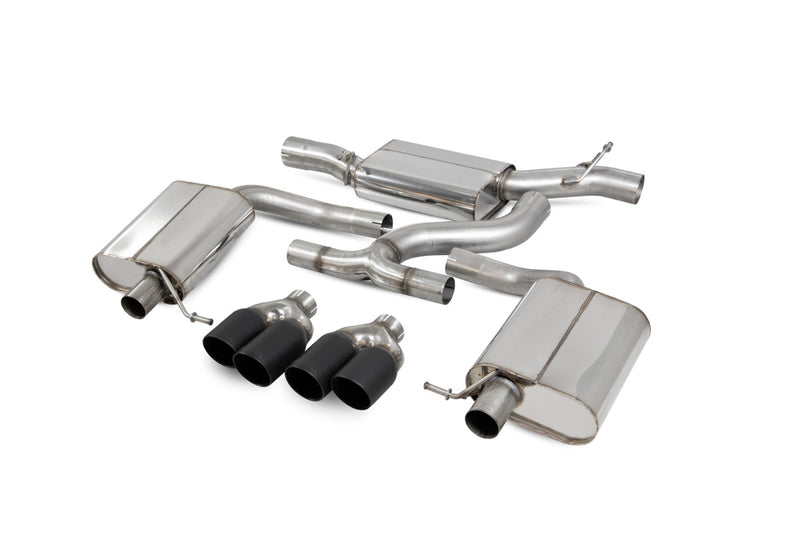 Scorpion cat-back udstødning til Seat Leon – resoneret, Daytona (quad) Ceramic, kit_top