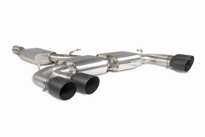 Scorpion GPF-back udstødning til Cupra Formentor – resoneret, Daytona Ceramic, set skråt bagfra