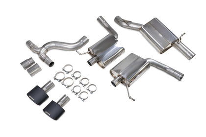 Scorpion GPF-back udstødning til Seat Leon – resoneret, EVO R Ceramic, kit_top