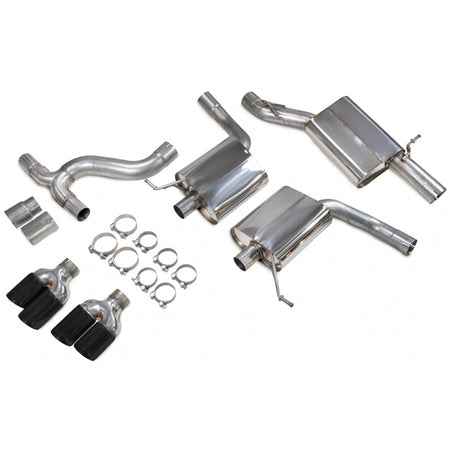 Scorpion Resonated GPF-Back System - Seat Leon - Daytona (Quad) Ceramic
