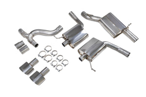 Scorpion GPF-back udstødning til Seat Leon – resoneret, EVO R, kit_top