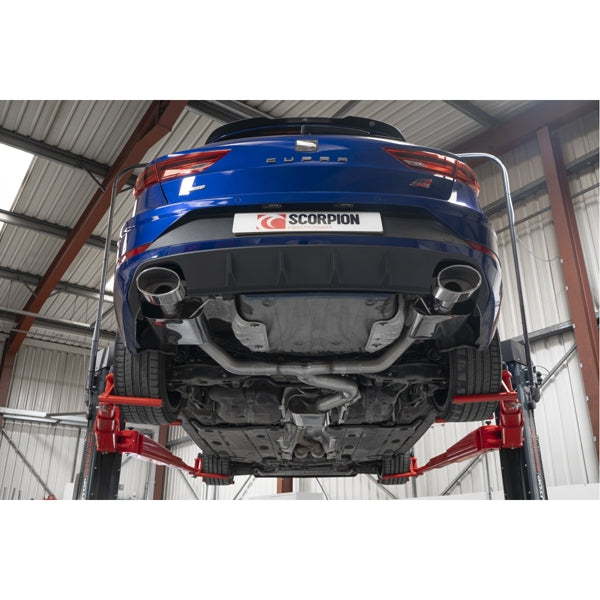 Scorpion Resonated GPF-Back System - Seat Leon - EVO R