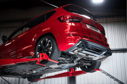 Scorpion GPF-back udstødning til CUPRA Ateca – resoneret, Daytona Ceramic, set fra siden