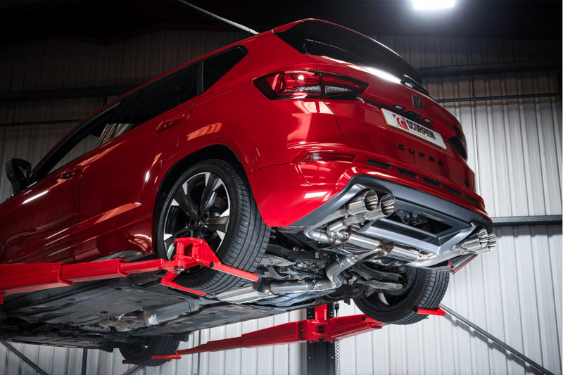 Scorpion GPF-back udstødning til CUPRA Ateca – resoneret, Daytona, set fra siden