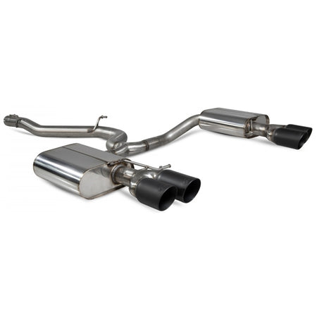 Scorpion Non-Resonated CAT-Back System - Seat Leon - Daytona (Quad) Ceramic