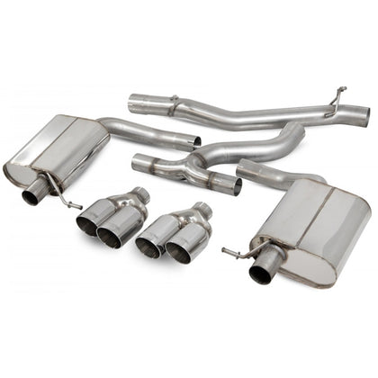 Scorpion Non-Resonated CAT-Back System - Seat Leon - Daytona (Quad)