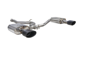 Scorpion GPF-back udstødning til Seat Leon – ikke-resoneret, EVO R Ceramic, set skråt bagfra