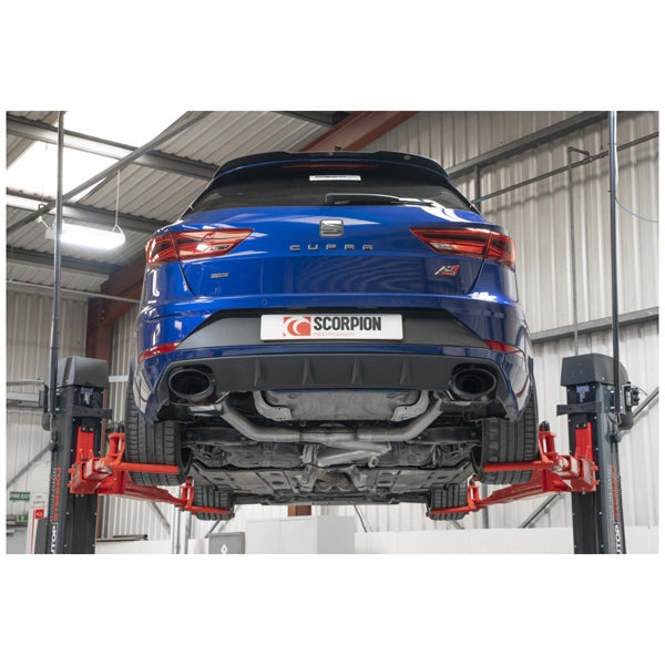 Scorpion Non-Resonated GPF-Back System - Seat Leon - EVO R Ceramic