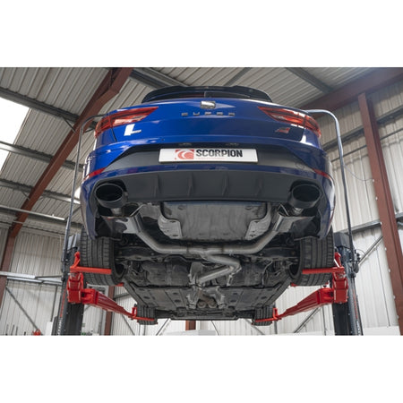 Scorpion Non-Resonated GPF-Back System - Seat Leon - EVO R Ceramic