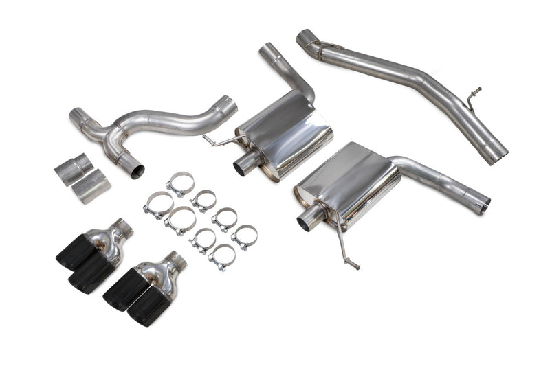 Scorpion GPF-back udstødning til Seat Leon – ikke-resoneret, Daytona Ceramic, kit_top