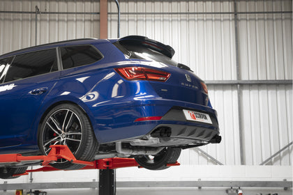 Scorpion GPF-back udstødning til Seat Leon – ikke-resoneret, Daytona Ceramic, set fra siden