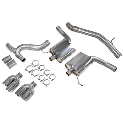 Scorpion Non-Resonated GPF-Back System - Seat Leon - Daytona (Quad)