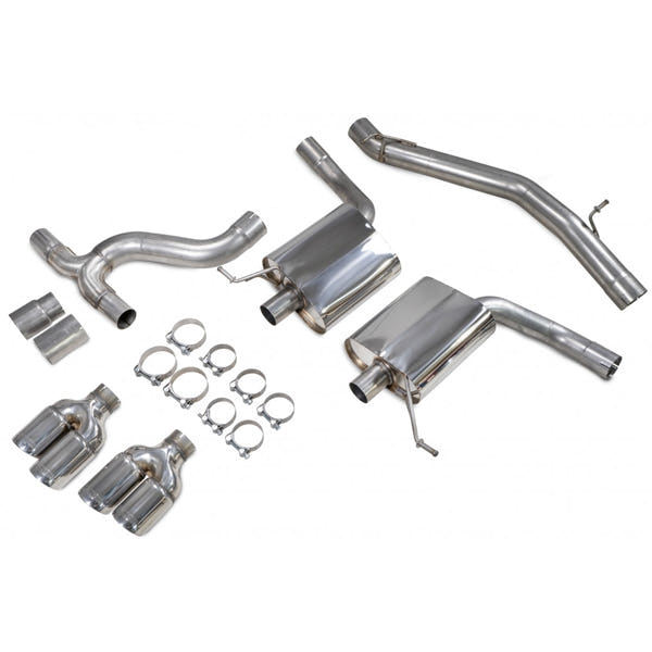 Scorpion Non-Resonated GPF-Back System - Seat Leon - Daytona (Quad)