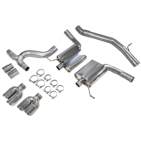 Scorpion Non-Resonated GPF-Back System - Seat Leon - Daytona (Quad)