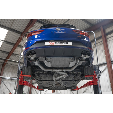 Scorpion Non-Resonated GPF-Back System - Seat Leon - Daytona (Quad)
