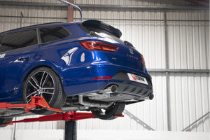 Scorpion GPF-back udstødning til Seat Leon – ikke-resoneret, EVO R, set fra siden
