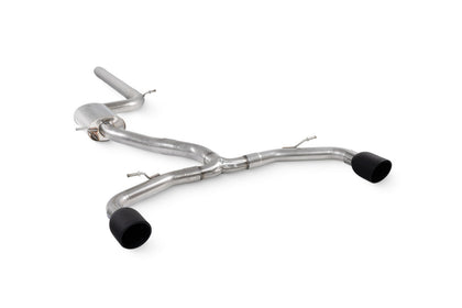 Scorpion GPF-back udstødning til CUPRA Leon 245 – ikke-resoneret, Indy Ceramic, set skråt bagfra