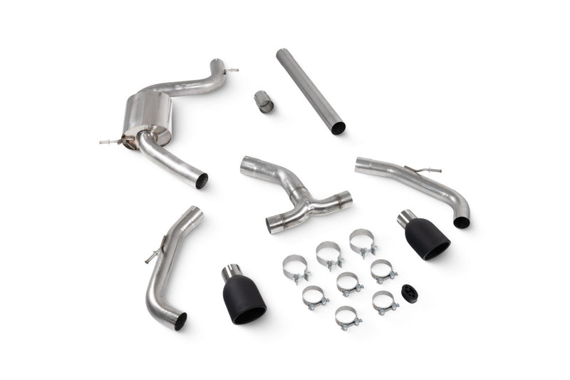 Scorpion GPF-back udstødning til CUPRA Leon 245 – ikke-resoneret, Indy Ceramic, kit_top