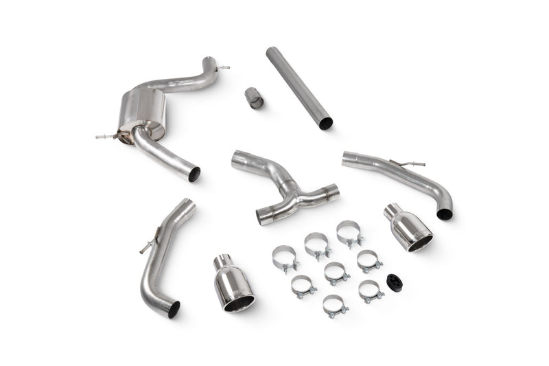 Scorpion GPF-back udstødning til CUPRA Leon 245 – ikke-resoneret, Indy, kit_top