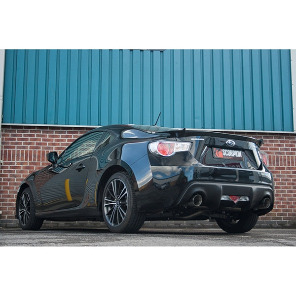 Scorpion Resonated Secondary Cat-Back System - Subaru BRZ ZC6 - Daytona