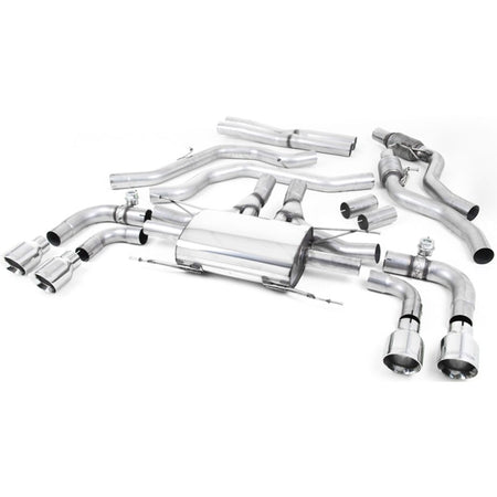Milltek Cat-back Alfa Romeo Giulia Quadrifoglio 2.9 V6 Bi-Turbo (Non OPF/GPF Models)