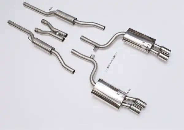 Milltek cat-back udstødning til Audi S4 4.2 V8 quattro B7 Sedan, Avant, & Cabriolet, resoneret