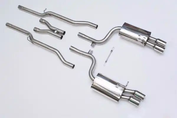 Milltek cat-back udstødning til Audi S4 4.2 V8 quattro B7 Sedan, Avant, & Cabriolet, ikke-resoneret
