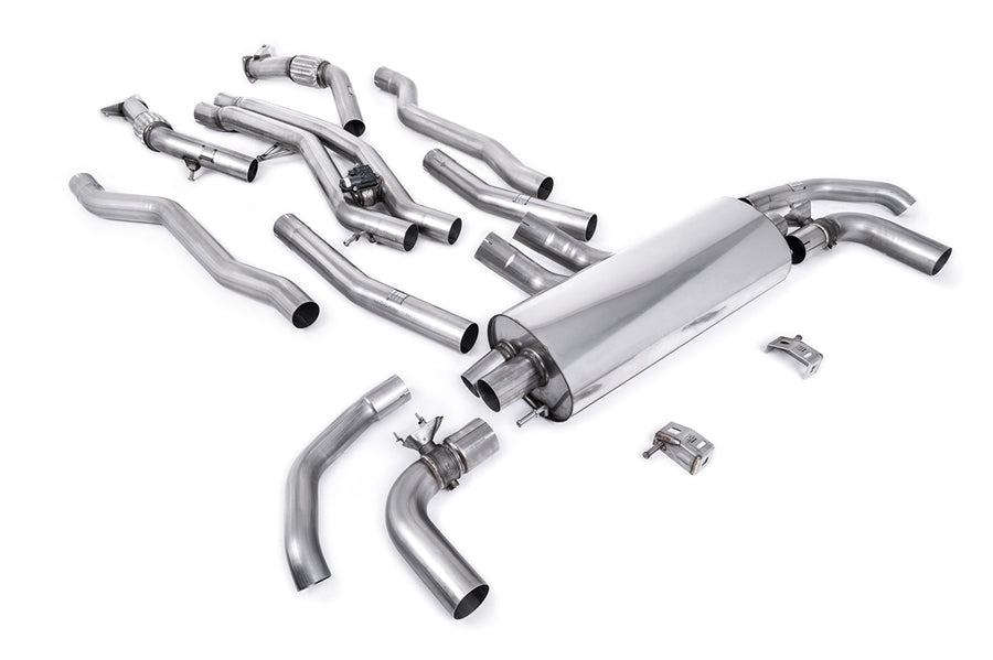 Milltek cat-back udstødning til Audi SQ7 4.0 V8 TT, ikke-resoneret