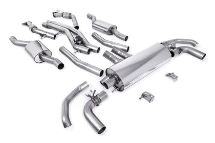 Milltek cat-back udstødning til Audi SQ7 4.0 V8 TT, resoneret