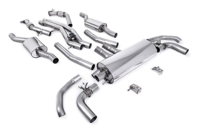 Milltek cat-back udstødning til Audi SQ7 4.0 V8 TT, resoneret