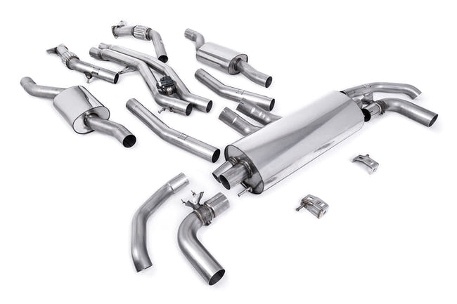 Milltek cat-back udstødning til Audi SQ7 4.0 V8 TT, resoneret