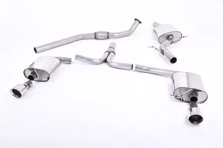 Milltek Cat-back Audi A4 2.0 TFSI S line B8 (2WD and quattro Tiptronic-only) Saloon & Avant