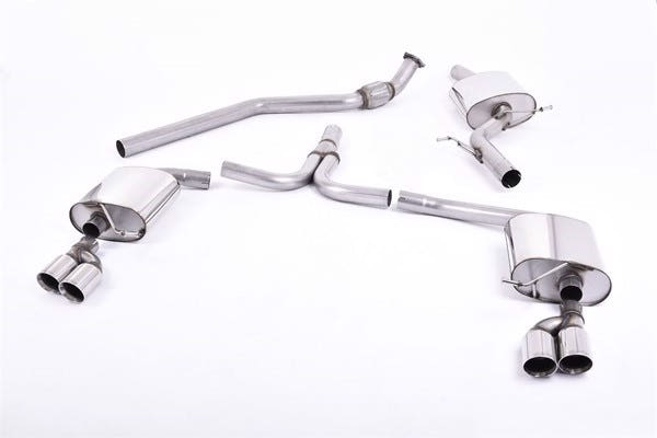 Milltek cat-back udstødning til Audi A4 2.0 TFSI S line B8 Sedan & Avant – billede 2