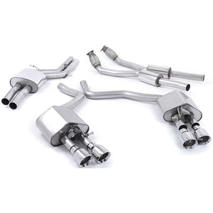 Milltek cat-back udstødning til Audi S7 Sportback 4.0 TFSI quattro S tronic, resoneret, polerede tips – billede 6