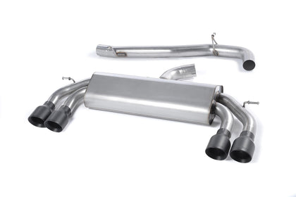 Milltek cat-back udstødning til Audi S3 2.0 TFSI quattro 3 dørs 8V/8V.2, race, sorte tips – billede 4