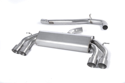 Milltek cat-back udstødning til Audi S3 2.0 TFSI quattro 3 dørs 8V/8V.2, race, tips i børstet titanium – billede 8