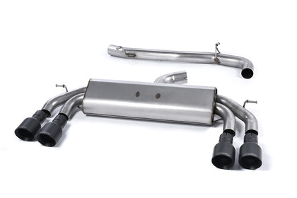 Milltek cat-back udstødning til Audi S3 2.0 TFSI quattro Sportback 8V/8V.2, race, sorte tips – billede 3