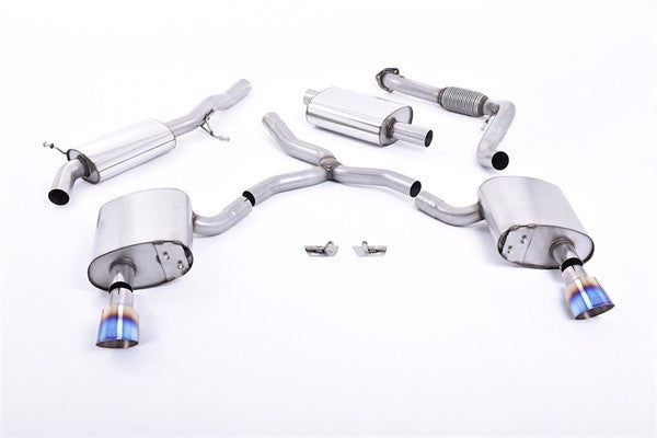Milltek cat-back udstødning til Audi A4 2.0 TFSI B9 Quattro Sedan & Avant, resoneret – billede 2
