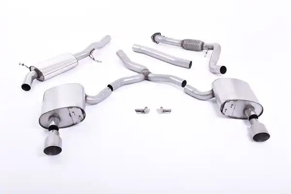 Milltek Cat-back Audi A4 2.0 TFSI B9 Quattro Saloon & Avant (Non OPF/GPF Models & Without Brace Bars)