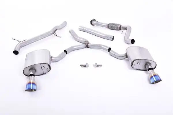 Milltek cat-back udstødning til Audi A4 2.0 TFSI B9 Quattro Sedan & Avant, ikke-resoneret – billede 2