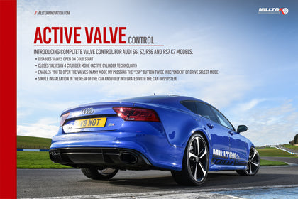 Milltek Active Valve Control til Audi S5 3.0 V6 Turbo Coupe kun B9