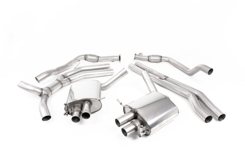 Milltek cat-back udstødning til Audi RS4 B9 2.9 V6 Turbo Avant, polerede tips – billede 3